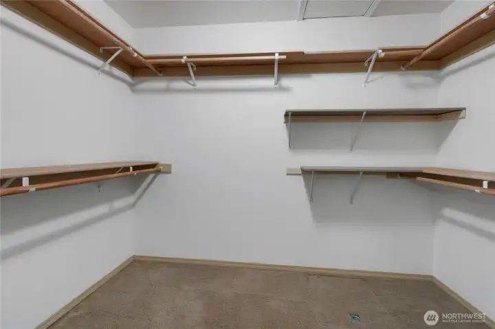 Walk-in closet in Main primary bedroom