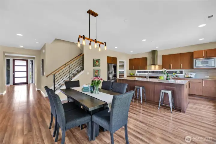 Ideal entertainment layout