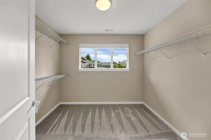 Walk-In primary closet
