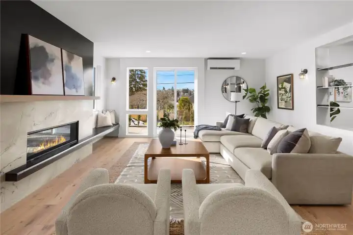 Large main living area with territorial views.