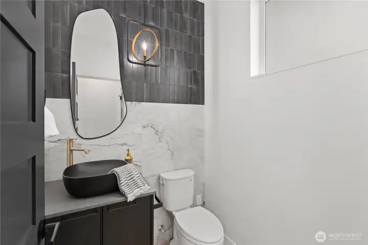 Power room on main floo