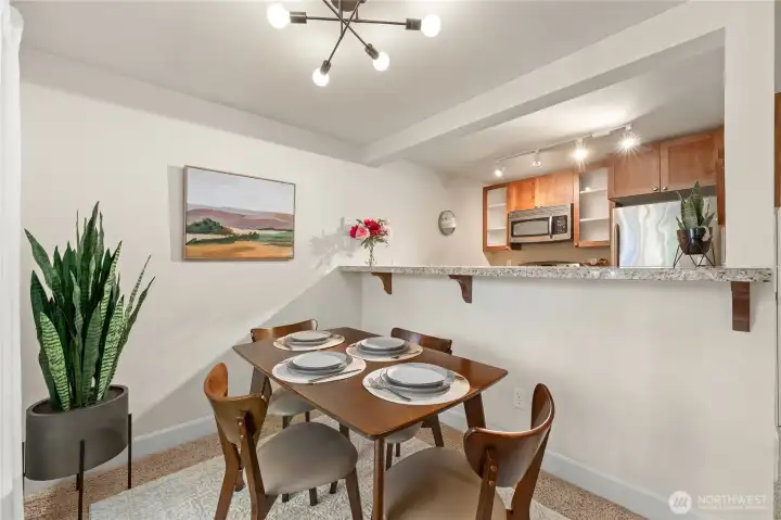 Dining room off kitchen