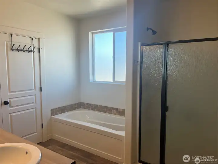 Primary Bathroom, Soaking Tub, Dual Vanities Primary Bathroom, Soaking Tub, Dual Vanities