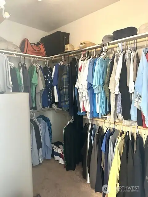 Primary closet