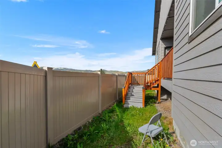 Fenced Backyard