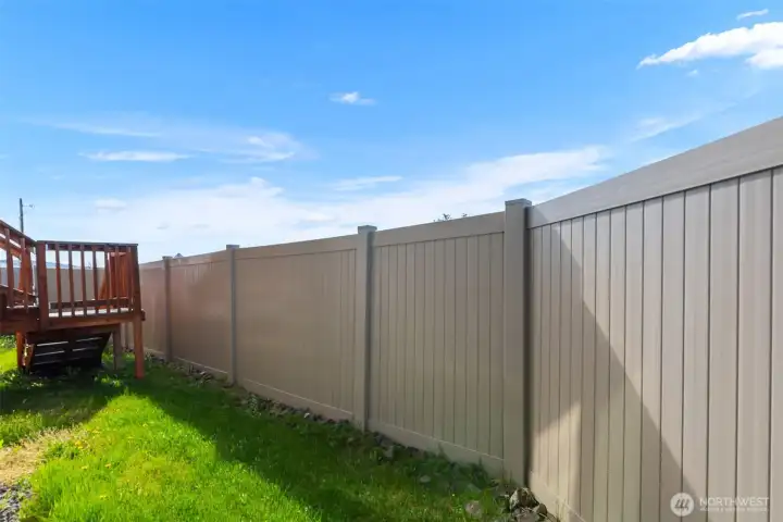 Fenced Backyard