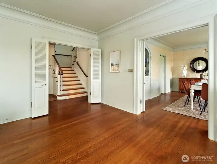 Foyer, staircase