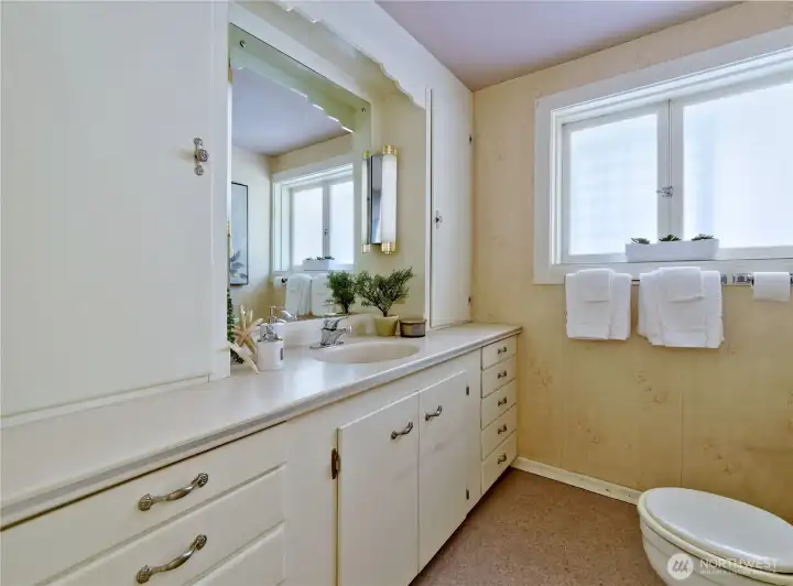 Powder room on main floor