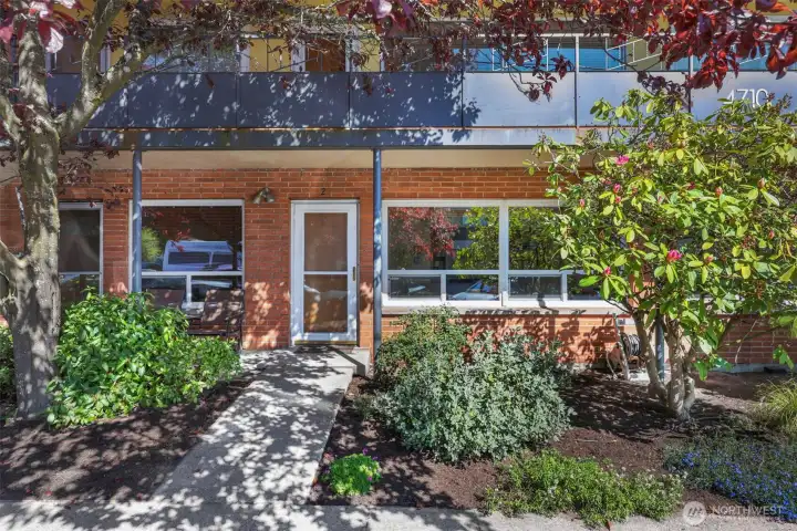 This small, self-managed HOA has friendly neighbors, space to garden, and impressively affordable dues that include W/S/G and property taxes!