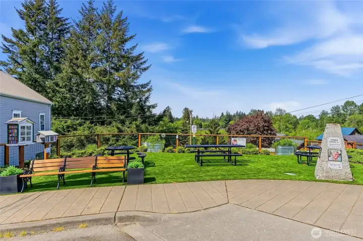 Park located just in front of the property.