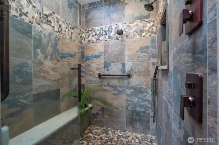 Oversized shower