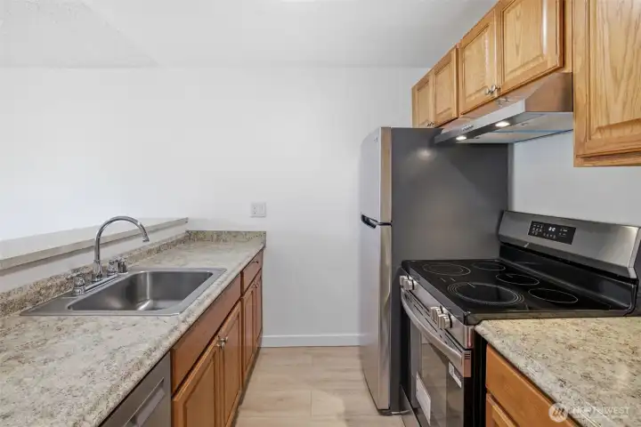 All new appliances in kitchen