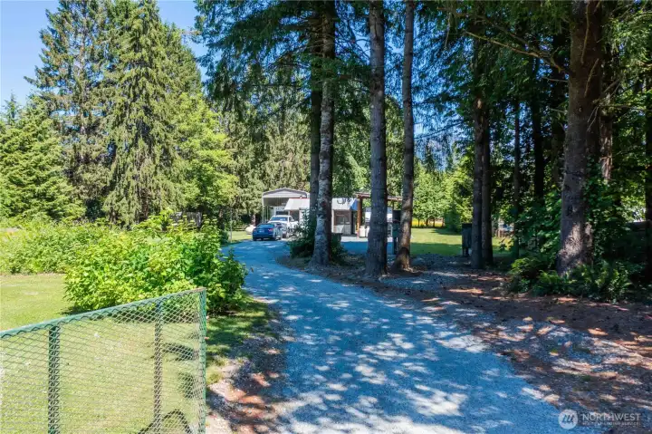 private driveway entrance