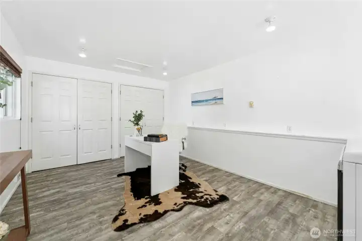 Thoughtfully designed with two huge closets with plenty of room for storage.
