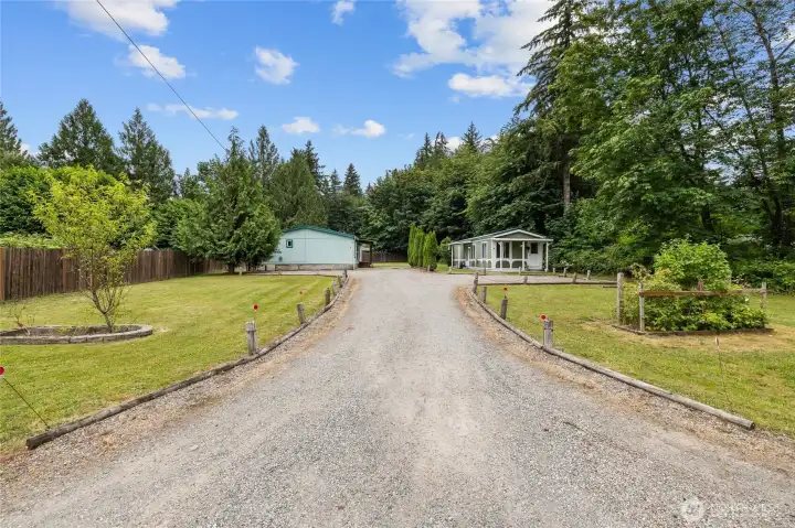 Drive way and parking
