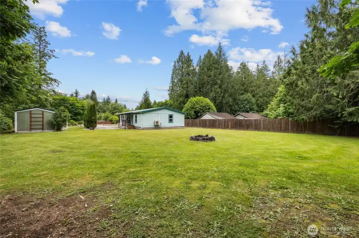 Shared back yard