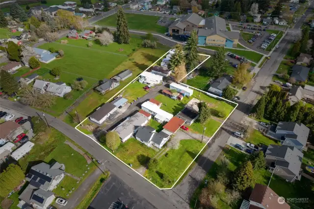 Mobile home park for sale with a house as well!