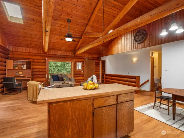 Kitchen with island