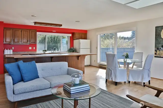 Even the kitchen has fabulous views.