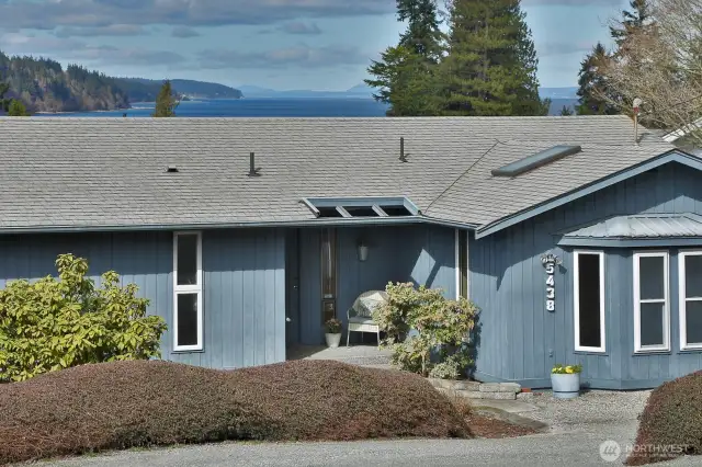 Main floor living includes 2 bedrooms with views.