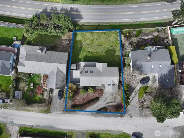 Situated on a 9,866 sq. ft. lot.