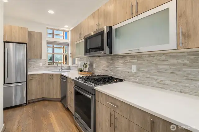Kitchen with high end fixtures