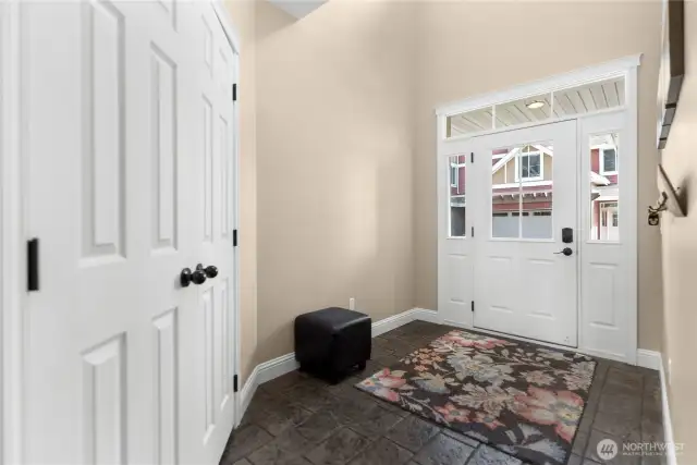 Double entry closet