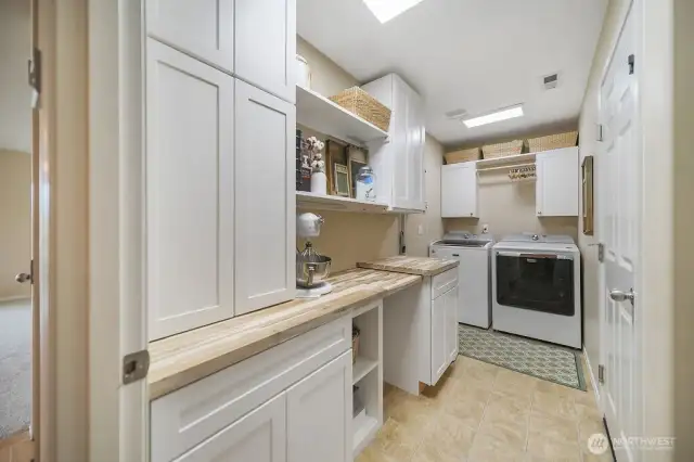 Butcher pantry across from kitchen
