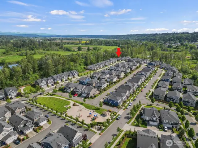 Overlook at Riverfront is a charming planned community with a large neighborhood play park and walking trails!