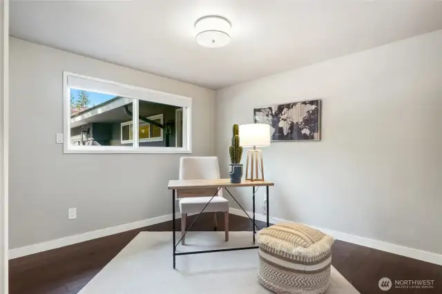 Main floor Bedroom, Den, office or both…your choice