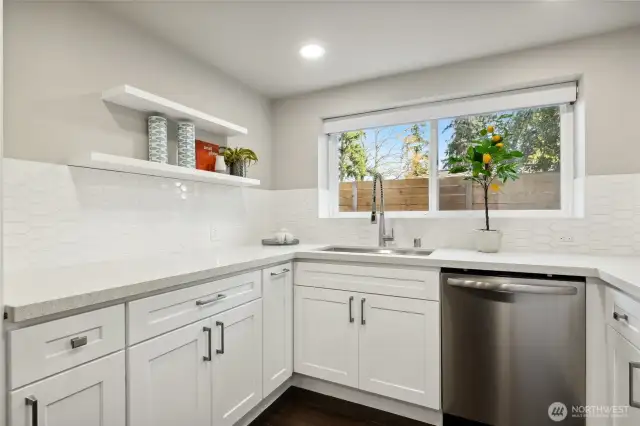 lower level 2nd Kirchen includes storage and SS appliances. I