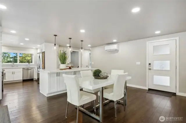 Ultra quiet and efficient remote control Mini splits cool and heat the home with ease and simplicity...