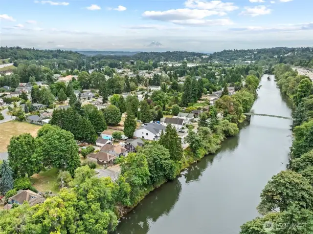 Home is located right across form the river in Allentown.