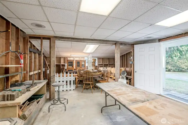 Shop adjacent to the well room,