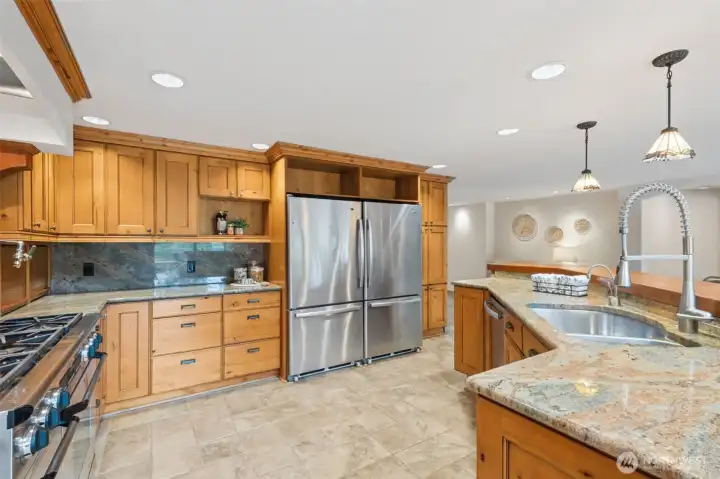 . . .  and double full size fridges!