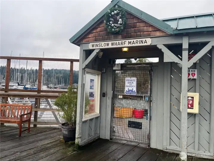 Security Gate to Access all Docks