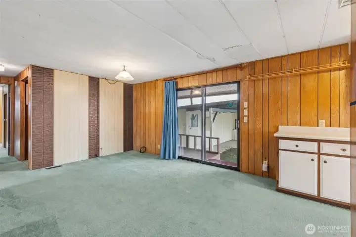 Here is another view of the family room.