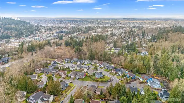 Neighborhood backs to a forested area with trails for walking the dog or just enjoying nature!