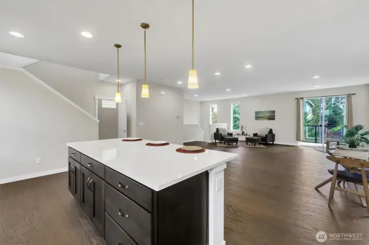 Huge, open living space Huge, open living space