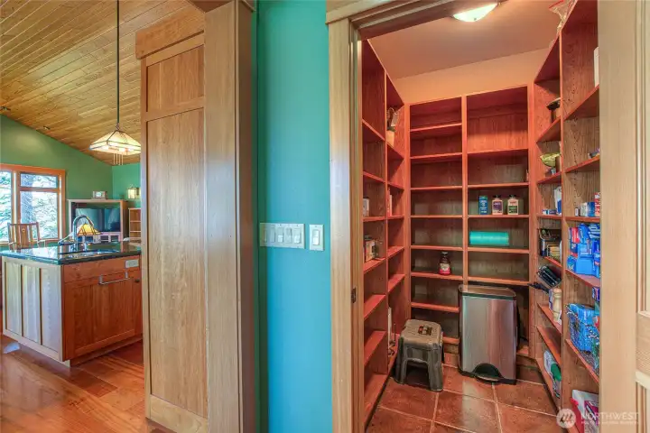 Large pantry off the kitchen area.