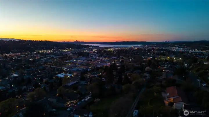 Lake Washington sunset