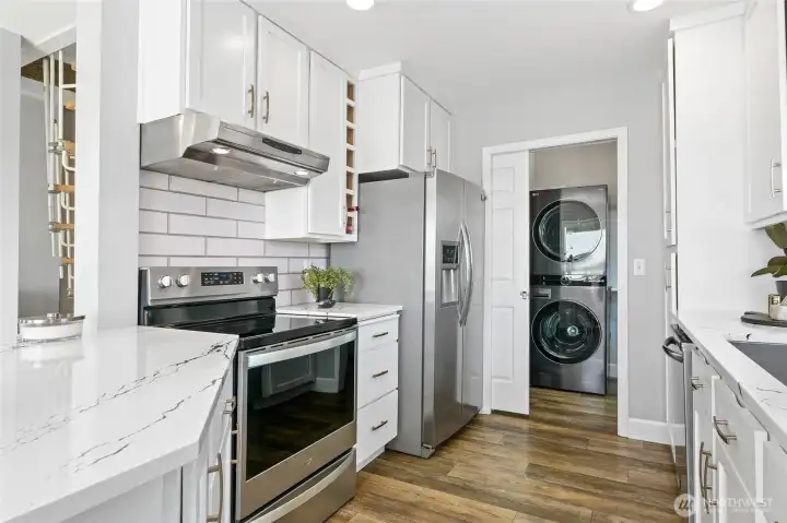 Luxury granite in kitchen