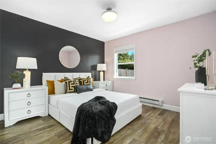 Primary bedroom on main