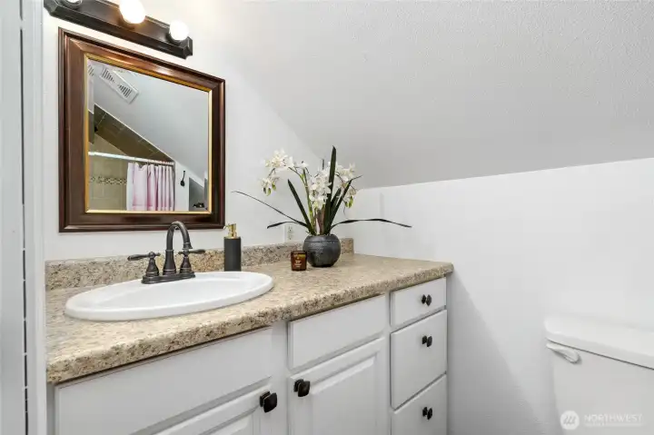 3/4 bath on second floor