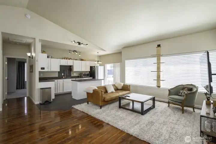 Laminate flooring has been well cared for