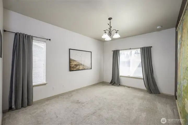 Huge Primary bedroom with large windows
