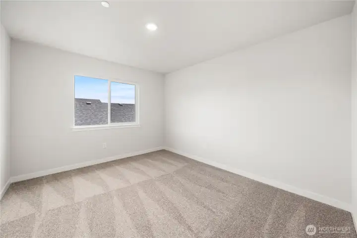 Bed 3. Photos of a previously completed home. Actual colors and finishes may vary. See site agent for details.
