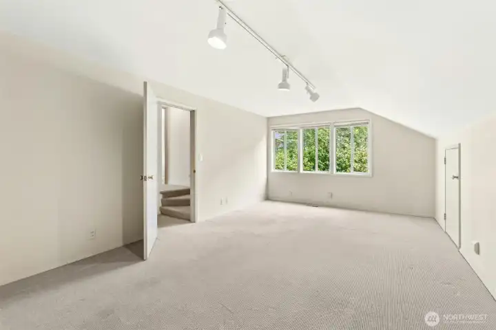 3rd bedroom on upper level with own bathroom
