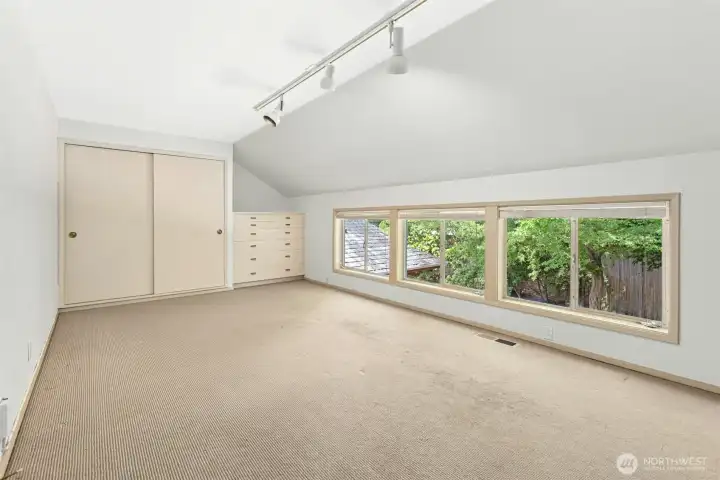 4th bedroom on upper level with own bathroom