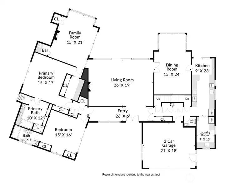 Main level Floorplan